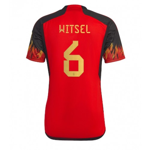 Fotballdrakt Herre Belgia Axel Witsel #6 Hjemmedrakt VM 2022 Kortermet